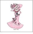 Lady Cats 2 by Loralie Designs Embroidery Designs on a Multi-Format CD-ROM 630038