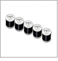 Brother 60wt Bobbin Thread 1100m Spool - Box of 5 Black SAEBT999