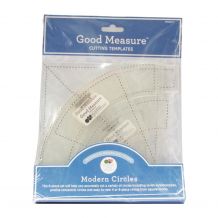 Modern Circles - Set of 6 Good Measure Cutting Template Rulers by Modern Quilt Studio
