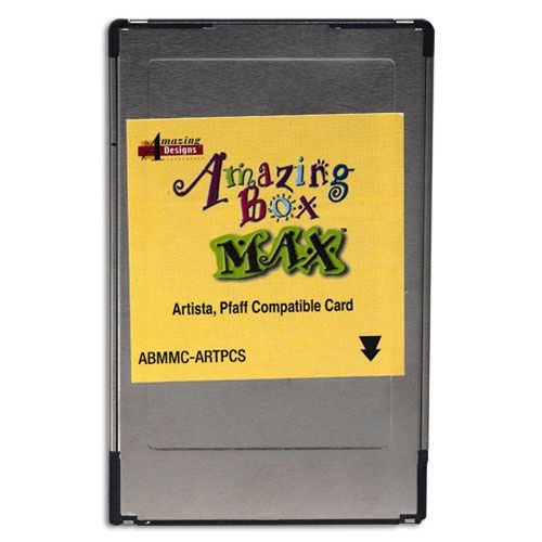 Amazing Box MAX Blank Rewritable Memory Card - Artista ART and Pfaff PCS Format