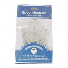 Modern Starburst - Set of 4 Good Measure Cutting Template Rulers by Modern Quilt Studio