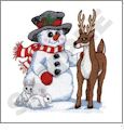 Playful Snowmen Embroidery Designs by Dakota Collectibles on a CD-ROM 970161