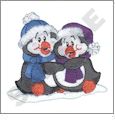 Playful Penguins Embroidery Designs by Dakota Collectibles on a CD-ROM 970250