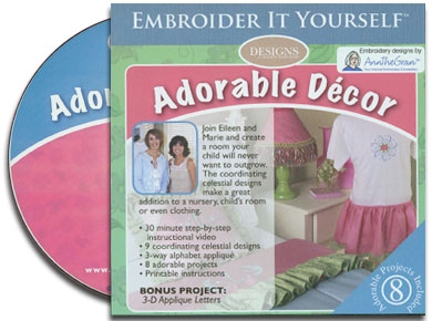 Adorable Decor For Children - Embroider It Yourself