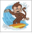 Funny Monkey Embroidery Designs by Dakota Collectibles on a CD-ROM 970305