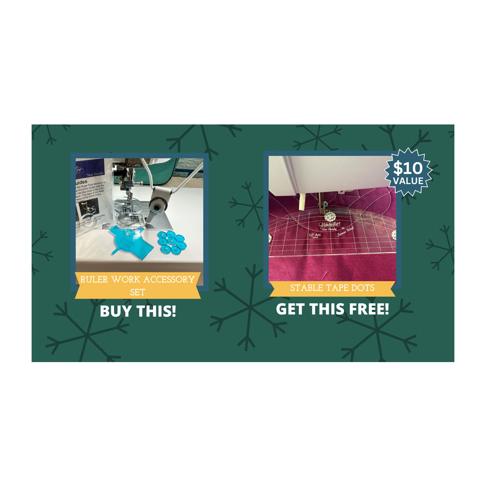 Westalee Design Ruler Work Accessory Set Holiday BOGO Deal - Includes a FREE Stable Tape Dots Pack