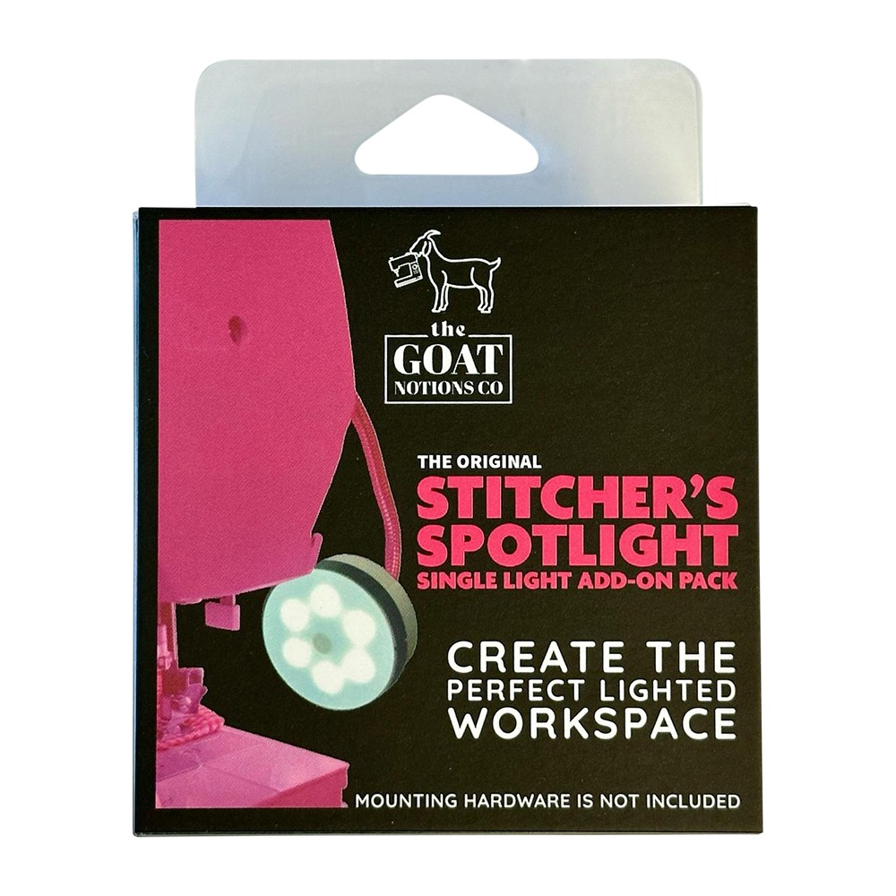 The Goat Notions Company - The Original Stitcher's Spotlight Rechargeable Sewing Light Add-On Pack (No Mounting Hardware Included)