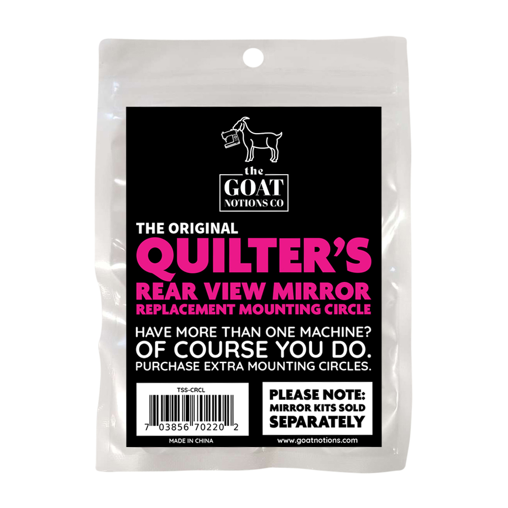 The Goat Notions Company - The Original Quilter's Rear View Mirror - Replacement Mounting Circle