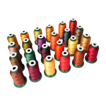 Exquisite Polyester 24 Color Thread Kit from DIME Designs in Machine Embroidery - Autumn Assortment