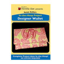 Designer Wallet In The Hoop Project by John Deer's Adorable Ideas - Multi-Format CD-ROM - CLOSEOUT