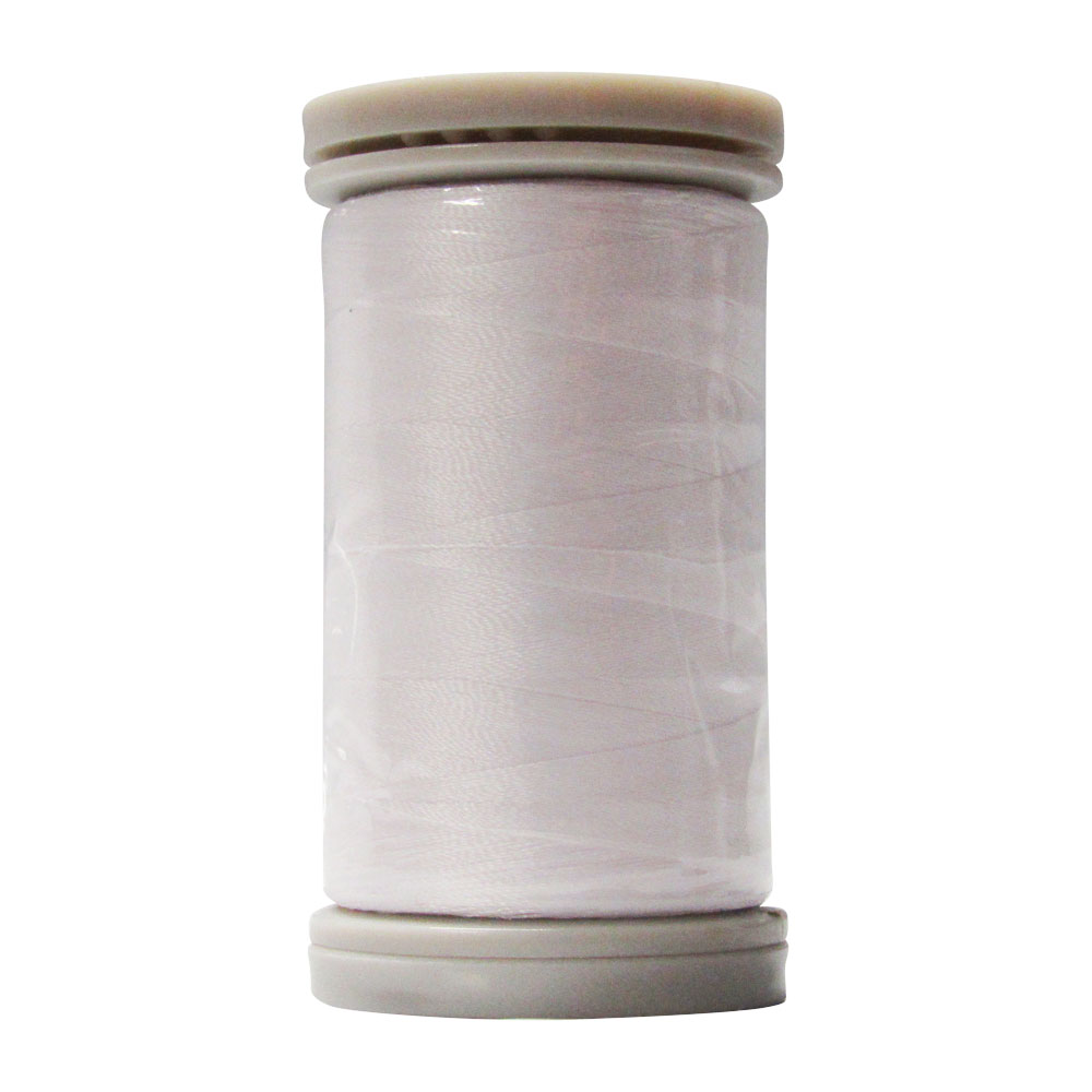 0800 Pure White - Quilters Select Para Cotton Poly 80wt Thread - 400m Spool