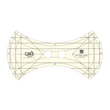 Quilters Select - Sew Many Circles 6mm Non-Slip Ruler