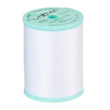 Brother 90-weight White Bobbin Thread – 1000m Spool for Brother Embroidery Machines