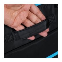 Close-up of the Rolling Goat™ 2.0 side handle, showing reinforced stitching for secure lifting and maneuvering.