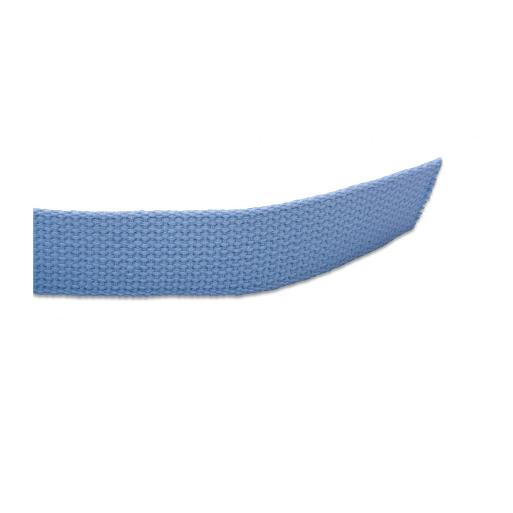 1.25" Heavyweight Cotton Webbing - PASTEL BLUE - 1 Yard
