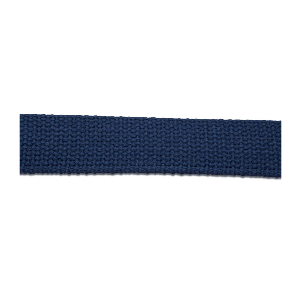 1.25" Heavyweight Cotton Webbing - NAVY - 1 Yard