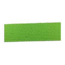 1.25" Heavyweight Cotton Webbing - LIME GREEN - 1 Yard