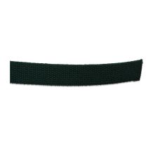 1.25" Heavyweight Cotton Webbing - HUNTER GREEN - 1 Yard