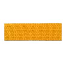 1.25" Heavyweight Cotton Webbing - GOLD - 1 Yard