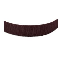 1.25" Heavyweight Cotton Webbing - BROWN - 1 Yard