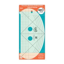 Quilters Select - Curves & Arcs 6mm Non-Slip Ruler