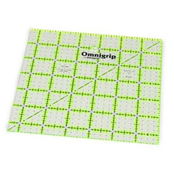 Omnigrip Non Slip Ruler 6-1/2" Square