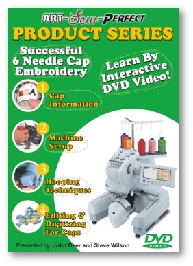 Successful 6 Needle Cap Embroidery DVD