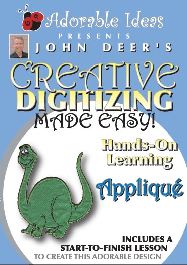 Creative Digitizing Applique - Embroidery DVD