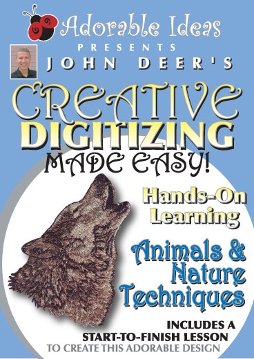 Creative Digitizing Animals and Nature - Embroidery DVD