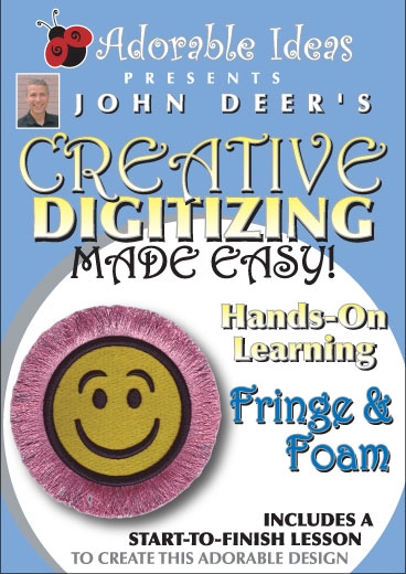 Creative Digitizing Fringe and Foam - Embroidery DVD