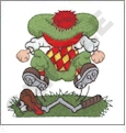 Golfing Antics Embroidery Designs by Dakota Collectibles on a Multi-Format CD-ROM 970200