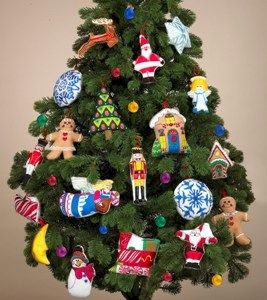 In-The-Hoop Christmas Ornaments
