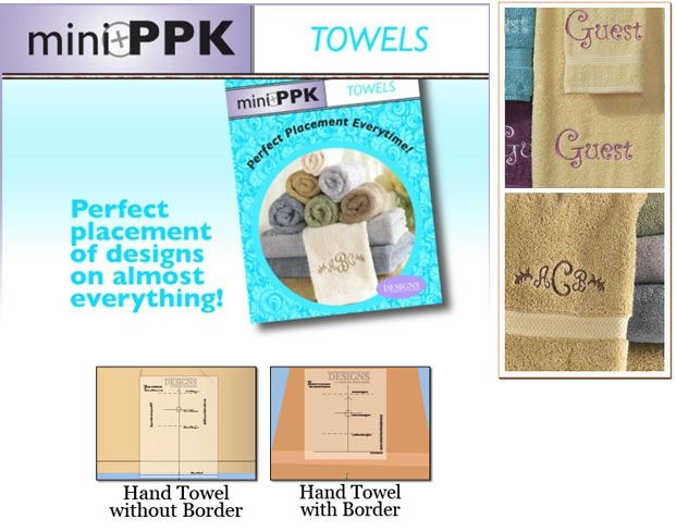Towels Mini Perfect Placement Kit from Eileen Roche