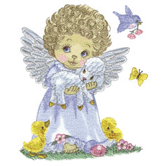 Angel Embroidery