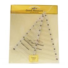 Triangle-In-A-Square Set of 2 Good Measure Cutting Rulers By Amanda Murphy 