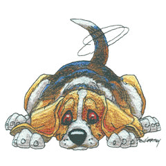 Rug Dogs 2 by Mike McCartney Embroidery Designs on a BROTHER Embroidery Card BMCL-MC2