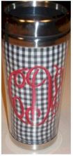 16 oz. Stainless Steel Travel Tumbler Acrylic Embroidery Blank