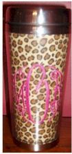 16 oz. Stainless Steel Travel Tumbler Acrylic Embroidery Blank