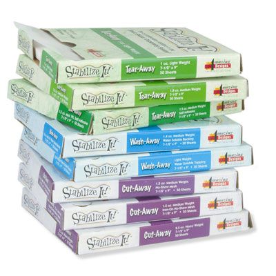 Ultimate Stabilize It! Embroidery Stabilizer & Backing Set