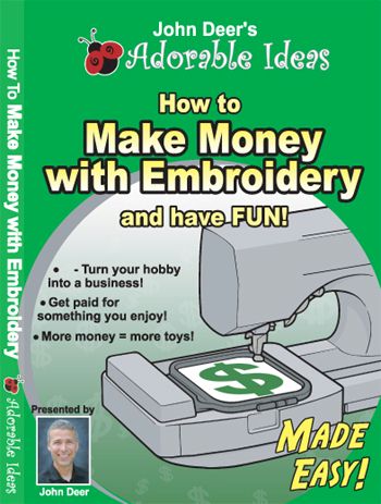 How to Make Money with Embroidery DVD