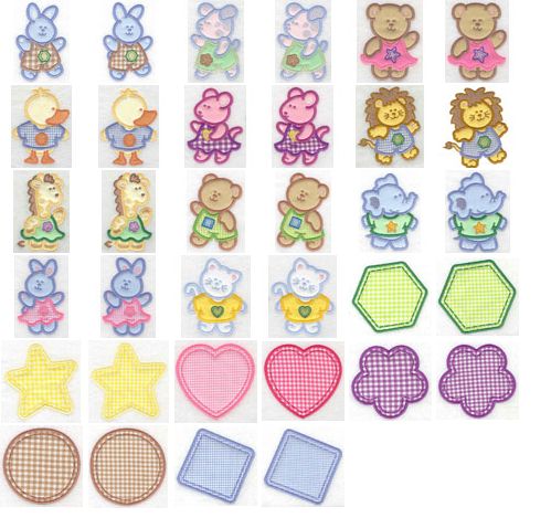 Baby Cuddles Embroidery Designs by John Deer's Adorable Ideas - Multi-Format CD-ROM AI-CUDDLES