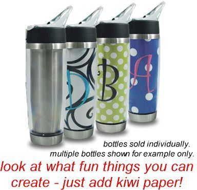 16 oz. Stainless Steel Water Bottle Acrylic Embroidery Blank