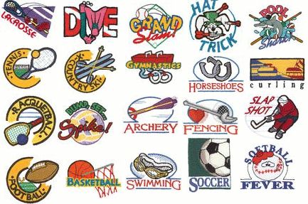 Name Games Embroidery Designs on a Multi-Format CD-ROM 970067