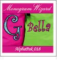 AlphaPak 18  for Monogram Wizard and Monogram Wizard Plus CLOSEOUT