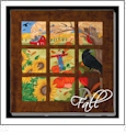 Scenic Windows Fall Embroidery Designs & Project by Dakota Collectibles on a CD-ROM 970375