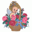 Morehead Cherished Angels Embroidery Designs on a Multi-Format CD-ROM 236C-MH20