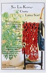Sew Like Knitting Chunky Lattice Scarf Pattern Pack