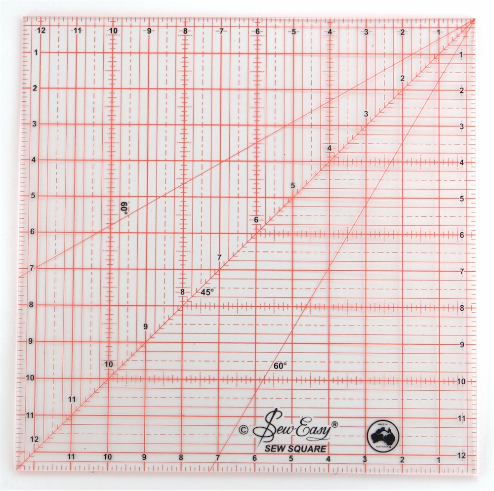12-1/2” Square Patchwork - Hemline Rulers