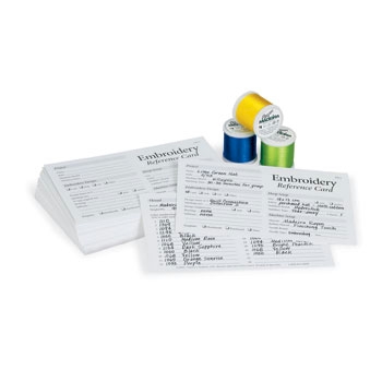 Embroidery Reference Cards 50 Set