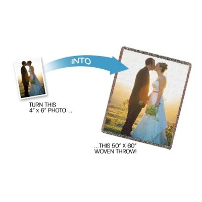 My Photos to Throw Customizable Photographic Throw Blanket Embroidery Blanks - CLOSEOUT